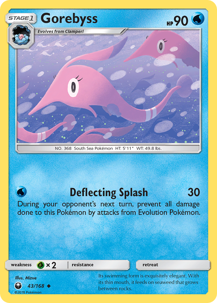 Gorebyss (43/168) [Sun & Moon: Celestial Storm] | Jomio and Rueliete's Cards and Comics