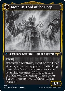 Runo Stromkirk // Krothuss, Lord of the Deep [Innistrad: Double Feature] | Jomio and Rueliete's Cards and Comics