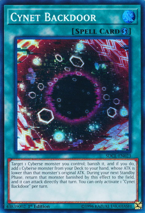 Cynet Backdoor [SDCL-EN023] Super Rare | Jomio and Rueliete's Cards and Comics
