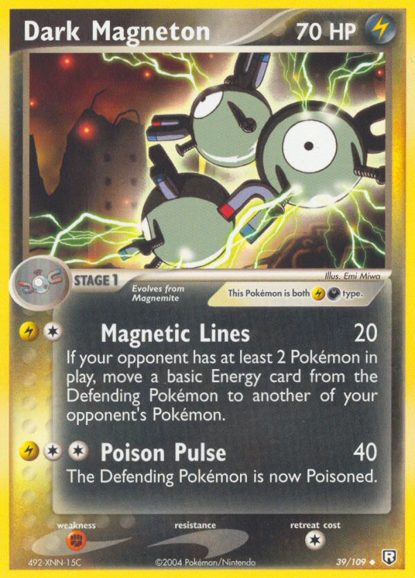 Dark Magneton (39/109) [EX: Team Rocket Returns] | Jomio and Rueliete's Cards and Comics