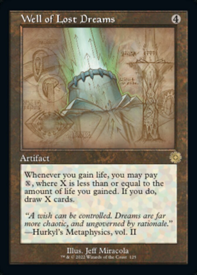 Well of Lost Dreams (Retro Schematic) [The Brothers' War Retro Artifacts] | Jomio and Rueliete's Cards and Comics