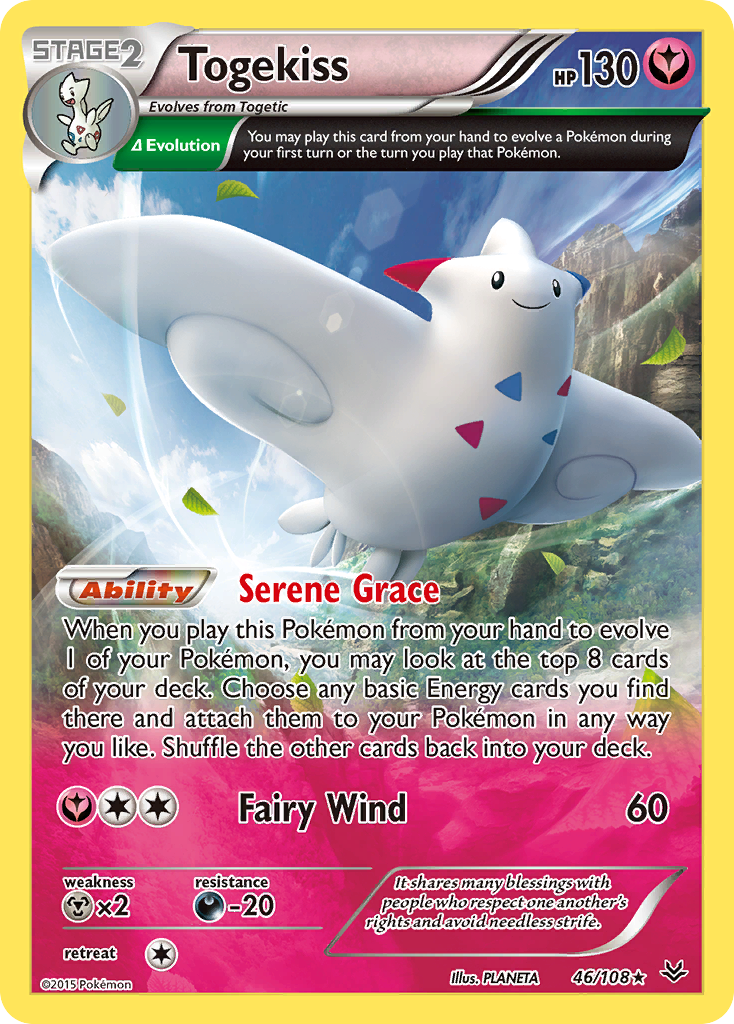 Togekiss (46/108) [XY: Roaring Skies] | Jomio and Rueliete's Cards and Comics