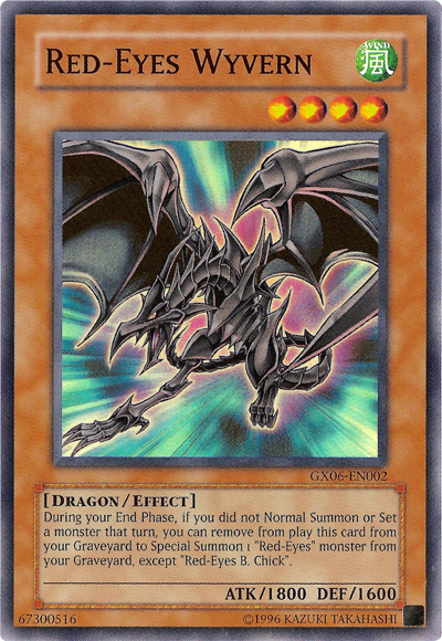 Red-Eyes Wyvern [GX06-EN002] Super Rare | Jomio and Rueliete's Cards and Comics