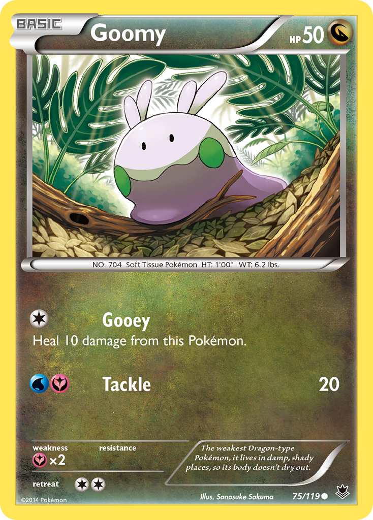 Goomy (75/119) [XY: Phantom Forces] | Jomio and Rueliete's Cards and Comics