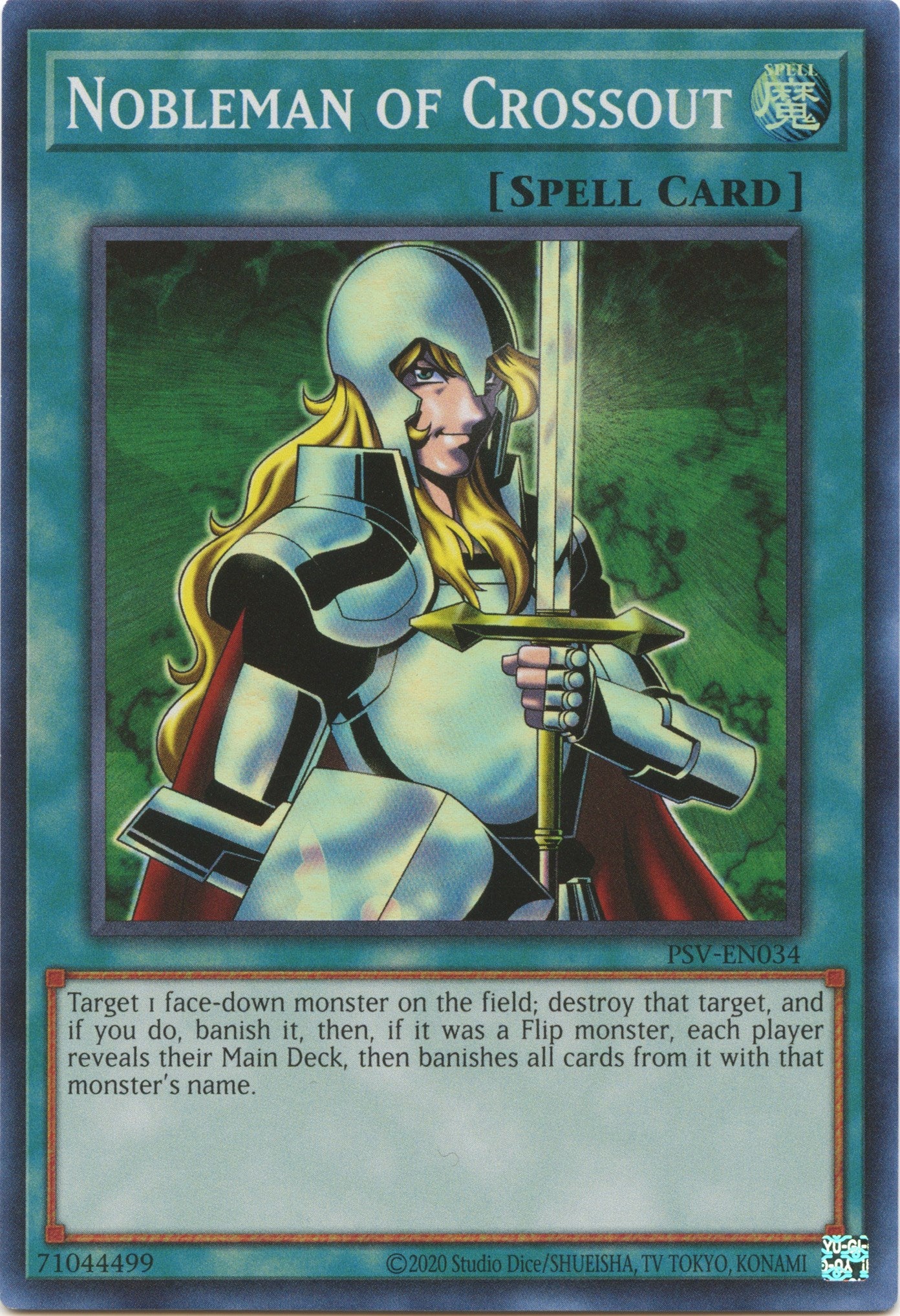 Nobleman of Crossout (25th Anniversary) [PSV-EN034] Super Rare | Jomio and Rueliete's Cards and Comics
