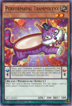 Performapal Trampolynx [SP15-EN021] Common | Jomio and Rueliete's Cards and Comics