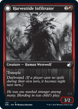 Harvesttide Infiltrator // Harvesttide Assailant [Innistrad: Double Feature] | Jomio and Rueliete's Cards and Comics