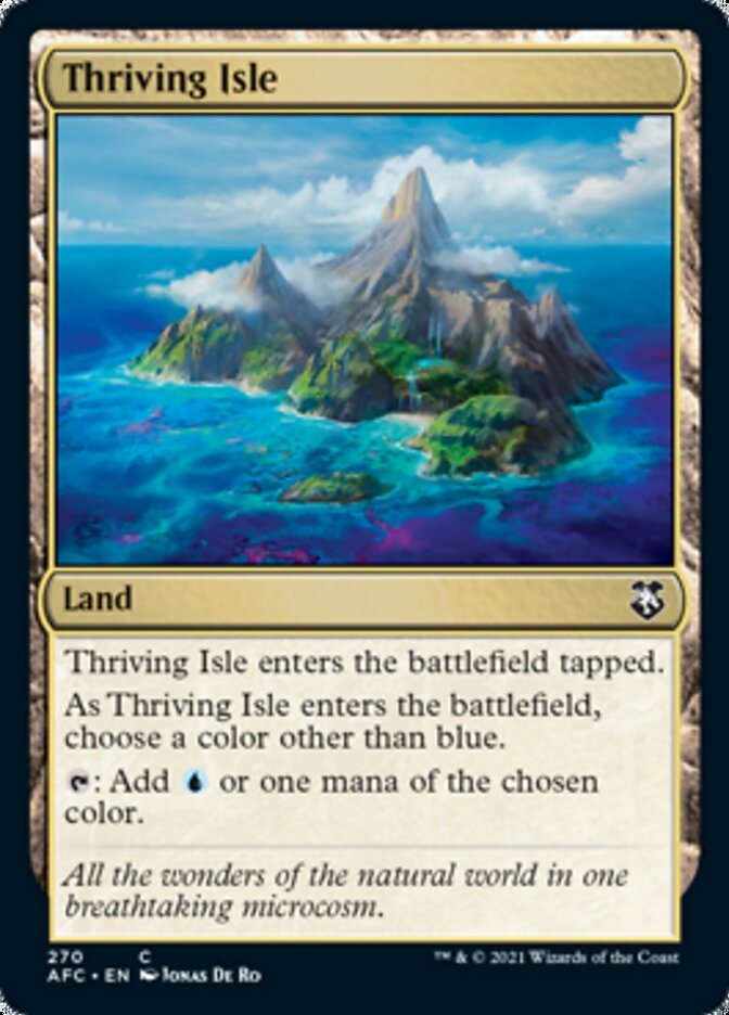 Thriving Isle [Dungeons & Dragons: Adventures in the Forgotten Realms Commander] | Jomio and Rueliete's Cards and Comics