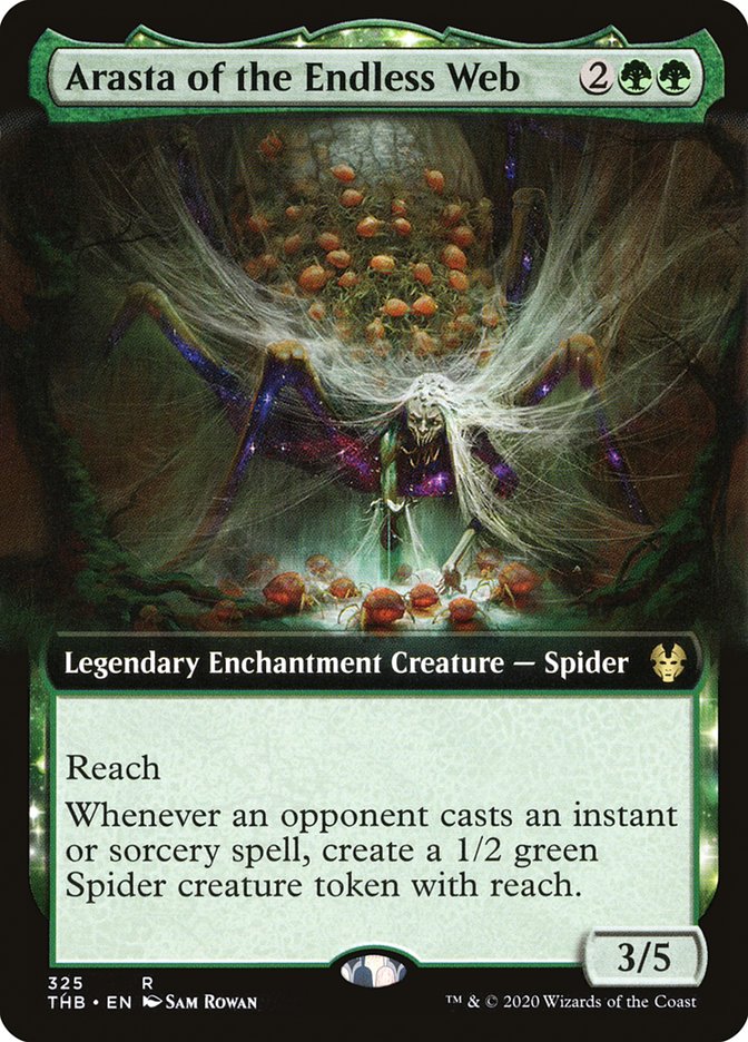 Arasta of the Endless Web (Extended Art) [Theros Beyond Death] | Jomio and Rueliete's Cards and Comics