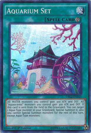 Aquarium Set [DRL2-EN043] Super Rare | Jomio and Rueliete's Cards and Comics