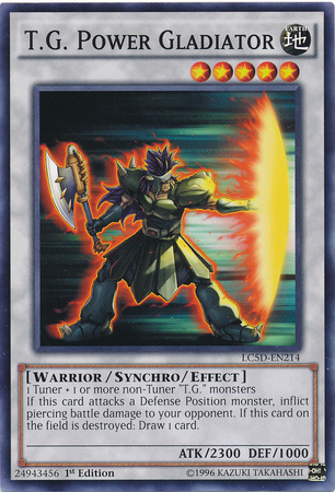 T.G. Power Gladiator [LC5D-EN214] Common | Jomio and Rueliete's Cards and Comics