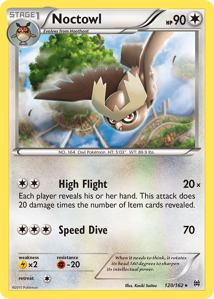 Noctowl (120/162) [XY: BREAKthrough] | Jomio and Rueliete's Cards and Comics