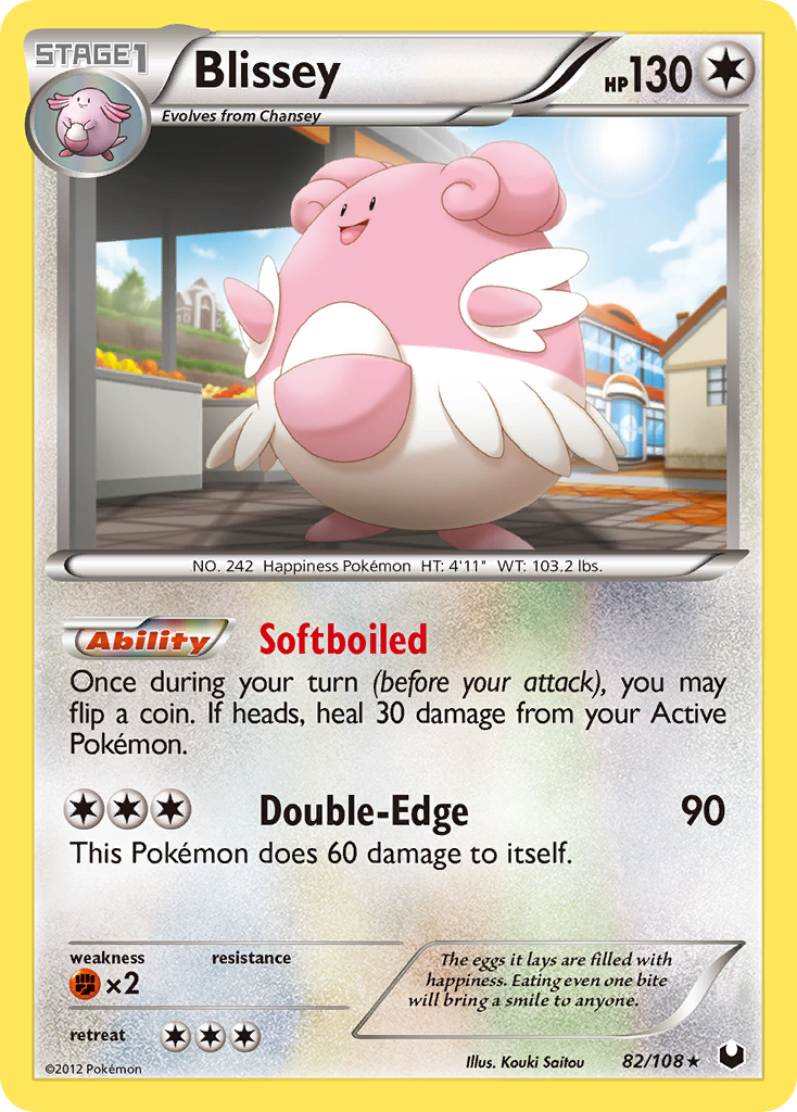 Blissey (82/108) [Black & White: Dark Explorers] | Jomio and Rueliete's Cards and Comics