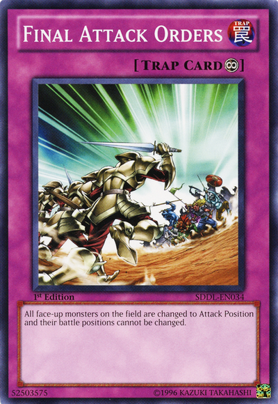 Final Attack Orders [SDDL-EN034] Common | Jomio and Rueliete's Cards and Comics
