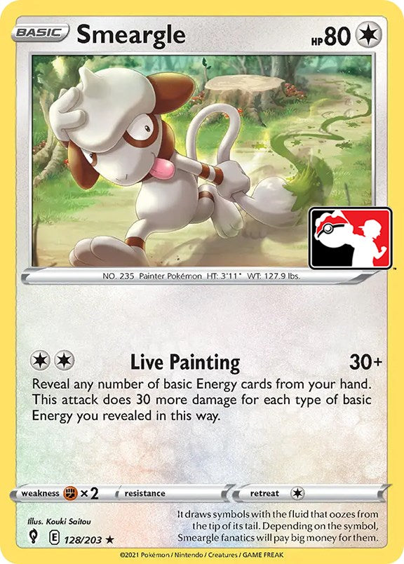 Smeargle (128/203) [Prize Pack Series One] | Jomio and Rueliete's Cards and Comics