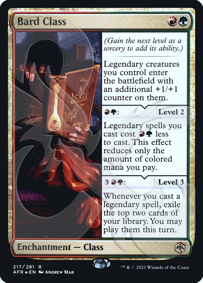 Bard Class (Ampersand Promo) [Dungeons & Dragons: Adventures in the Forgotten Realms Promos] | Jomio and Rueliete's Cards and Comics