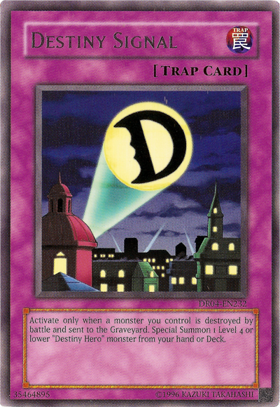 Destiny Signal [DR04-EN232] Rare | Jomio and Rueliete's Cards and Comics