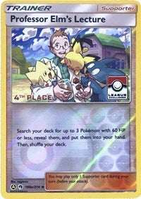 Professor Elms Lecture (188a/214) (League Promo 4th Place) [Sun & Moon: Lost Thunder] | Jomio and Rueliete's Cards and Comics