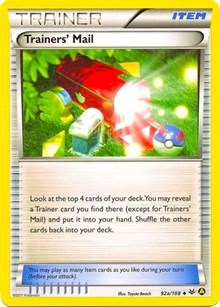 Trainers' Mail (92a/108) (Alternate Art Promo) [XY: Roaring Skies] | Jomio and Rueliete's Cards and Comics