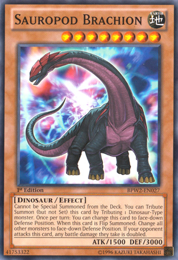 Sauropod Brachion [BPW2-EN027] Common | Jomio and Rueliete's Cards and Comics