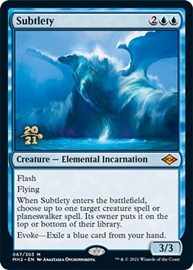 Subtlety [Modern Horizons 2 Prerelease Promos] | Jomio and Rueliete's Cards and Comics