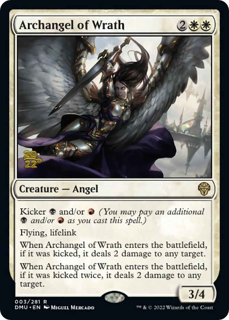 Archangel of Wrath [Dominaria United Prerelease Promos] | Jomio and Rueliete's Cards and Comics