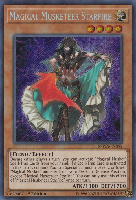 Magical Musketeer Starfire [SPWA-EN019] Secret Rare | Jomio and Rueliete's Cards and Comics