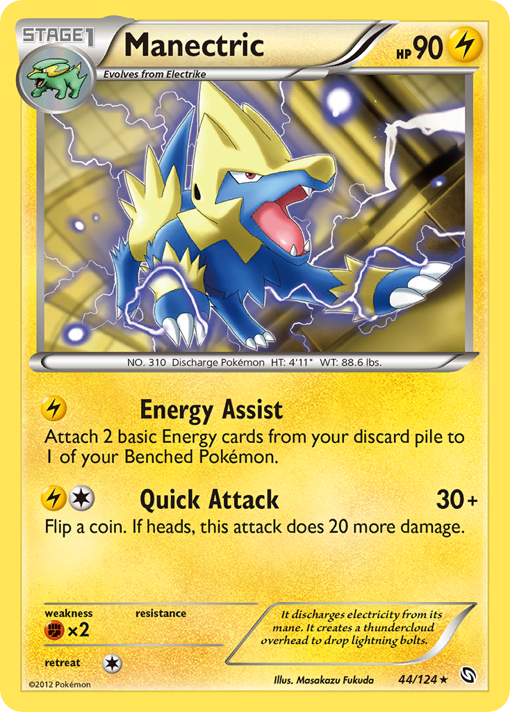 Manectric (44/124) [Black & White: Dragons Exalted] | Jomio and Rueliete's Cards and Comics