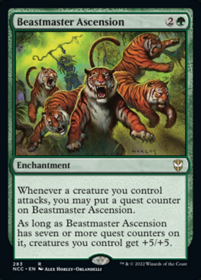 Beastmaster Ascension [Streets of New Capenna Commander] | Jomio and Rueliete's Cards and Comics