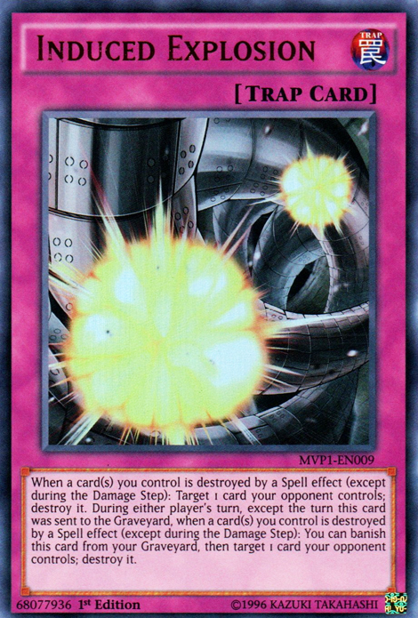 Induced Explosion [MVP1-EN009] Ultra Rare | Jomio and Rueliete's Cards and Comics