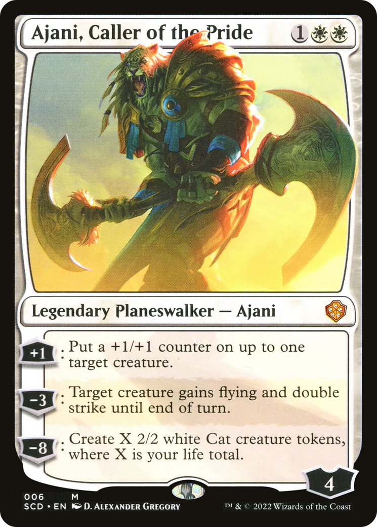 Ajani, Caller of the Pride [Starter Commander Decks] | Jomio and Rueliete's Cards and Comics