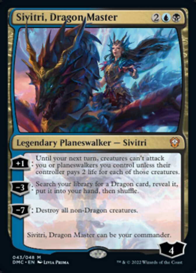 Sivitri, Dragon Master [Dominaria United Commander] | Jomio and Rueliete's Cards and Comics