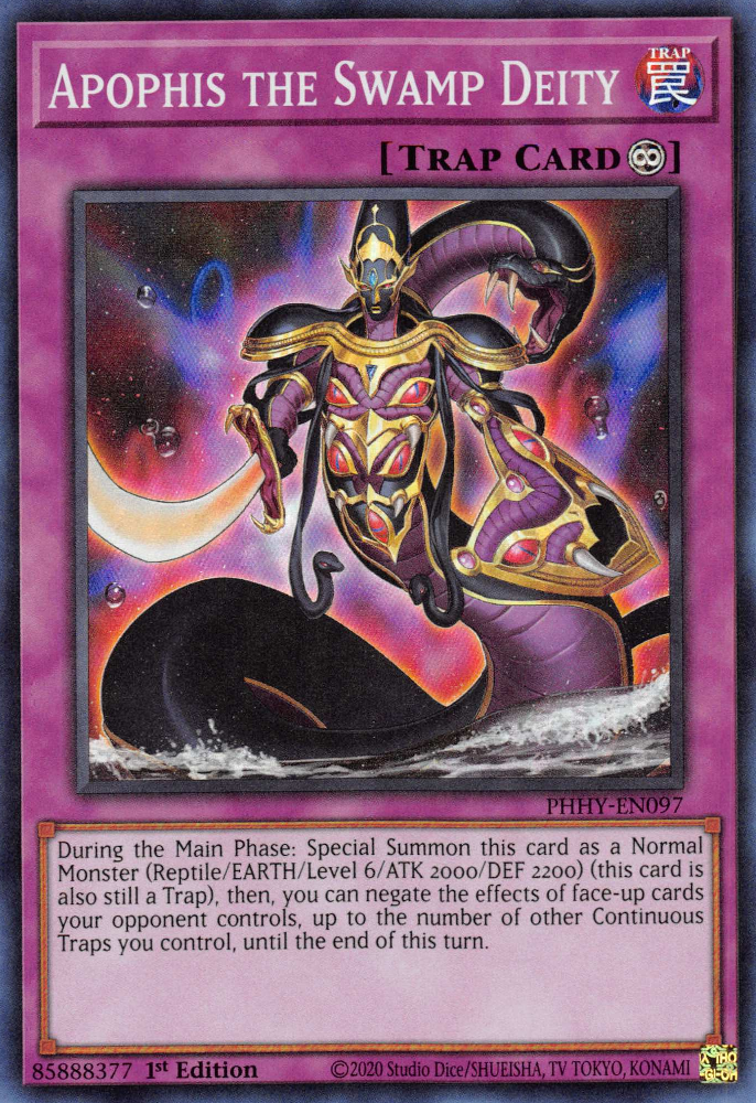 Apophis the Swamp Deity [PHHY-EN097] Super Rare | Jomio and Rueliete's Cards and Comics