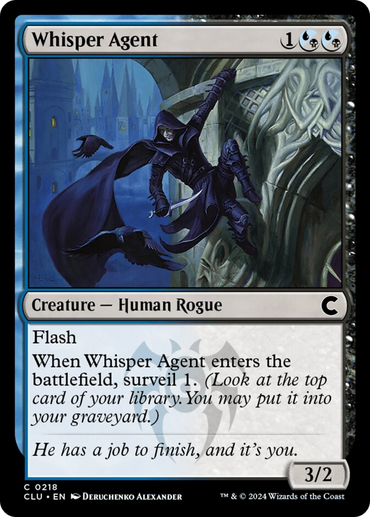 Whisper Agent [Ravnica: Clue Edition] | Jomio and Rueliete's Cards and Comics