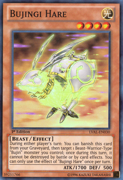 Bujingi Hare [LVAL-EN030] Super Rare | Jomio and Rueliete's Cards and Comics