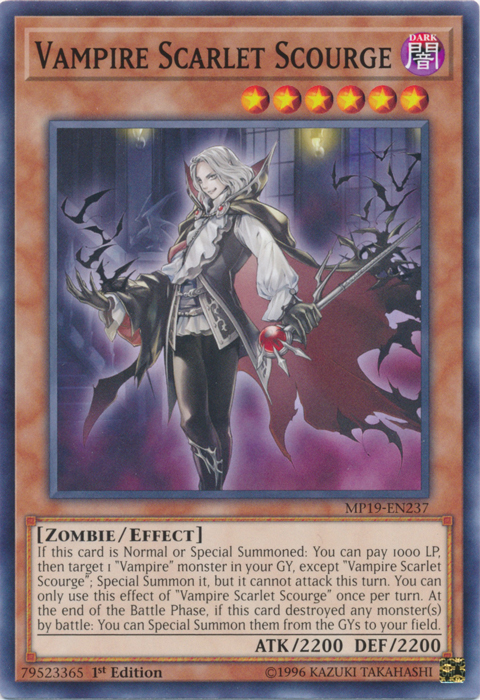Vampire Scarlet Scourge [MP19-EN237] Common | Jomio and Rueliete's Cards and Comics