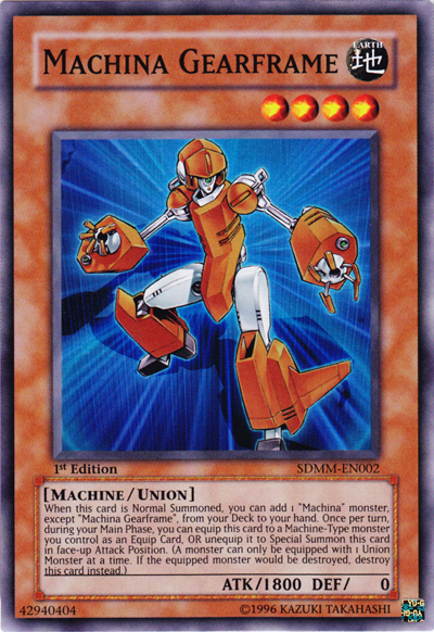 Machina Gearframe [SDMM-EN002] Super Rare | Jomio and Rueliete's Cards and Comics