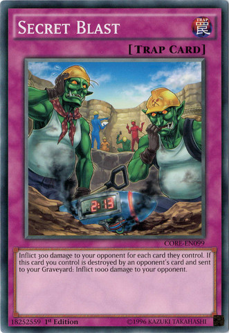 Secret Blast [CORE-EN099] Common | Jomio and Rueliete's Cards and Comics