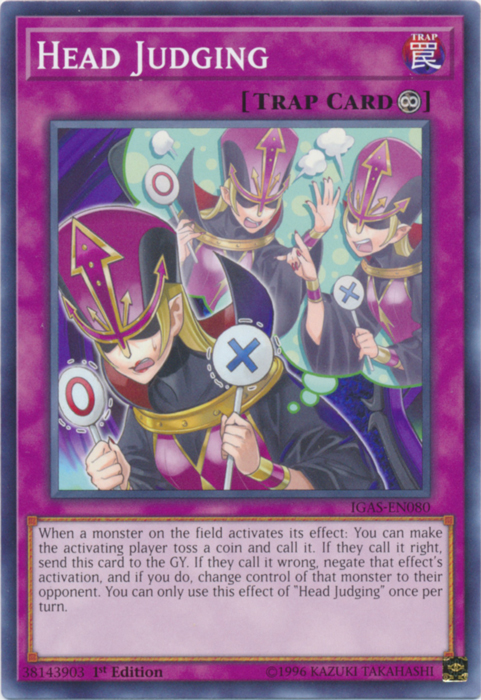 Head Judging [IGAS-EN080] Common | Jomio and Rueliete's Cards and Comics