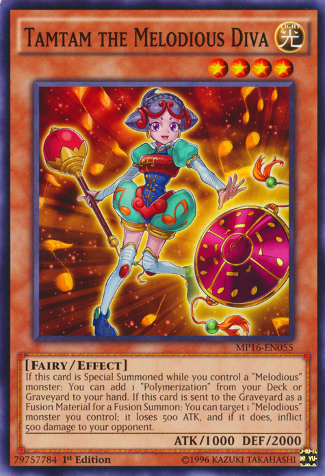 Tamtam the Melodious Diva [MP16-EN055] Common | Jomio and Rueliete's Cards and Comics