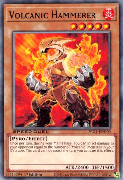 Volcanic Hammerer [SGX1-ENH09] Common | Jomio and Rueliete's Cards and Comics