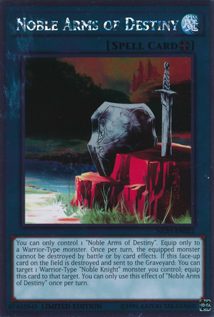 Noble Arms of Destiny [NKRT-EN022] Platinum Rare | Jomio and Rueliete's Cards and Comics