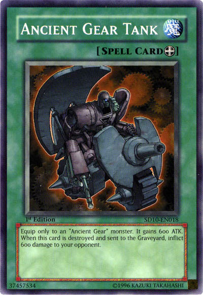 Ancient Gear Tank [SD10-EN018] Common | Jomio and Rueliete's Cards and Comics