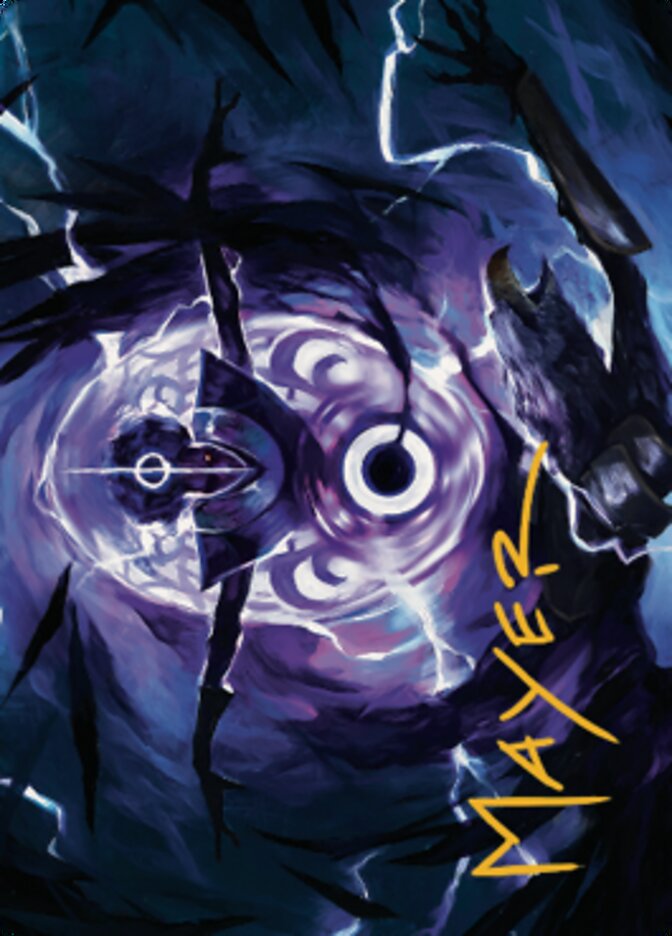 Rona's Vortex Art Card (Gold-Stamped Signature) [Dominaria United Art Series] | Jomio and Rueliete's Cards and Comics