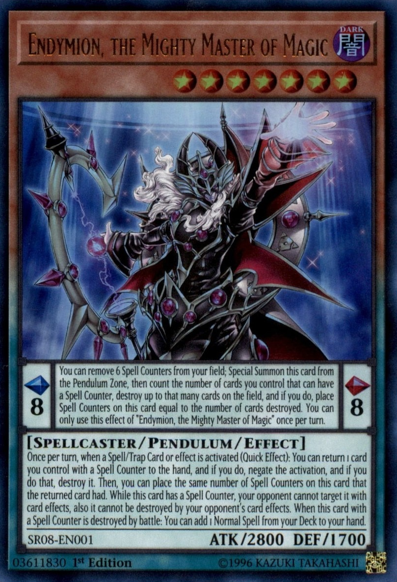 Endymion, the Mighty Master of Magic [SR08-EN001] Ultra Rare | Jomio and Rueliete's Cards and Comics