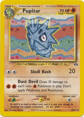 Pupitar (45/75) [Neo Discovery Unlimited] | Jomio and Rueliete's Cards and Comics