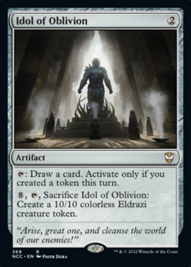 Idol of Oblivion [Streets of New Capenna Commander] | Jomio and Rueliete's Cards and Comics