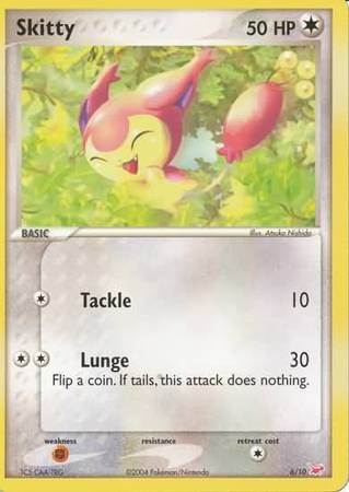 Skitty (6/10) [EX: Trainer Kit - Latias] | Jomio and Rueliete's Cards and Comics