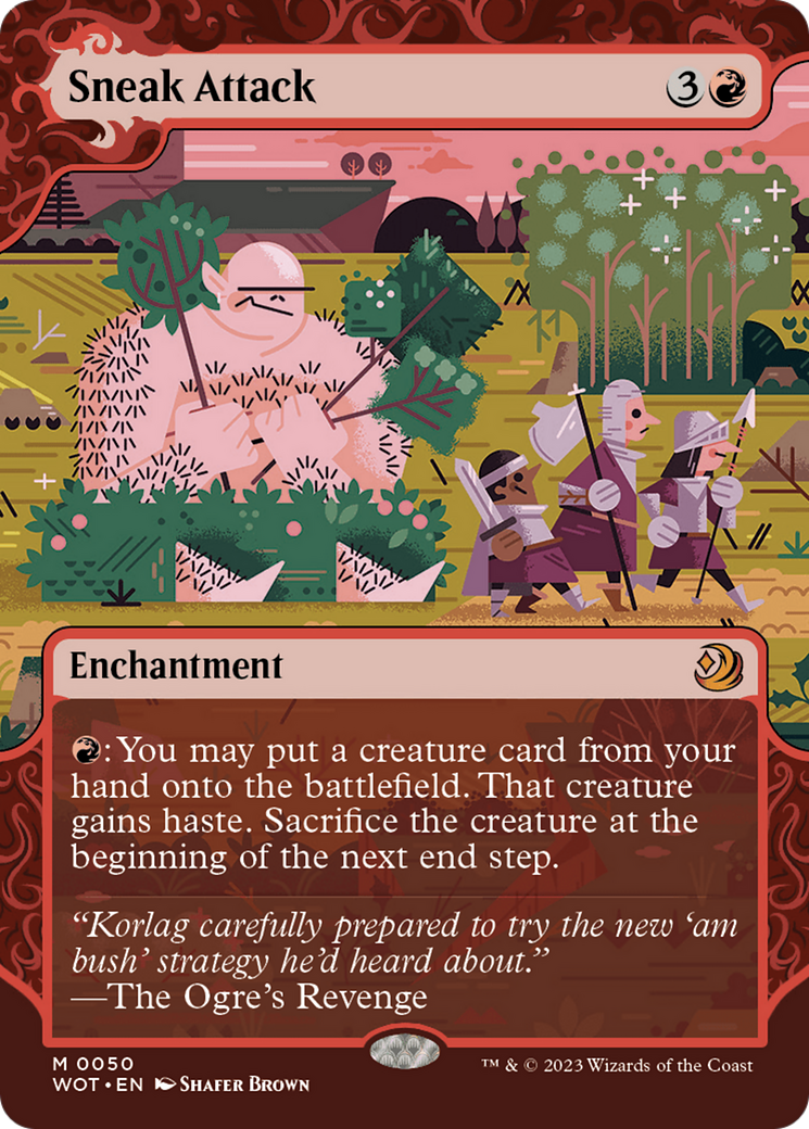 Sneak Attack [Wilds of Eldraine: Enchanting Tales] | Jomio and Rueliete's Cards and Comics