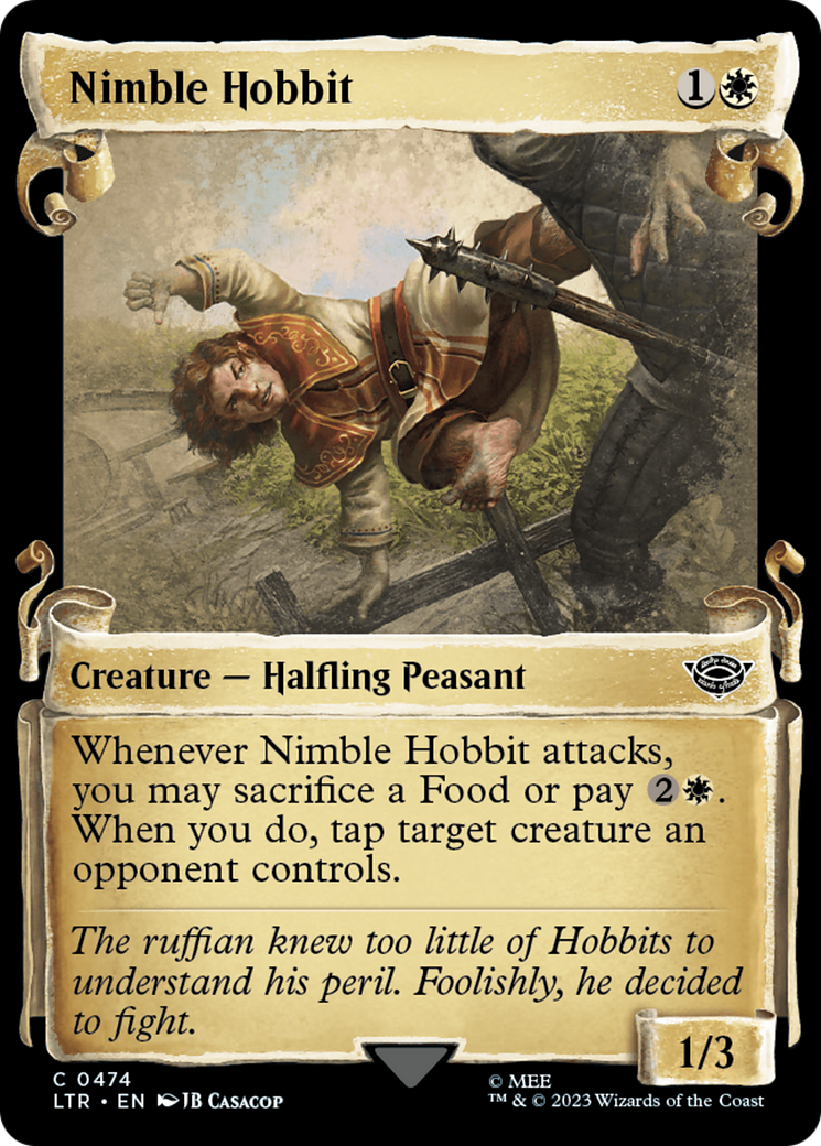 Nimble Hobbit [The Lord of the Rings: Tales of Middle-Earth Showcase Scrolls] | Jomio and Rueliete's Cards and Comics